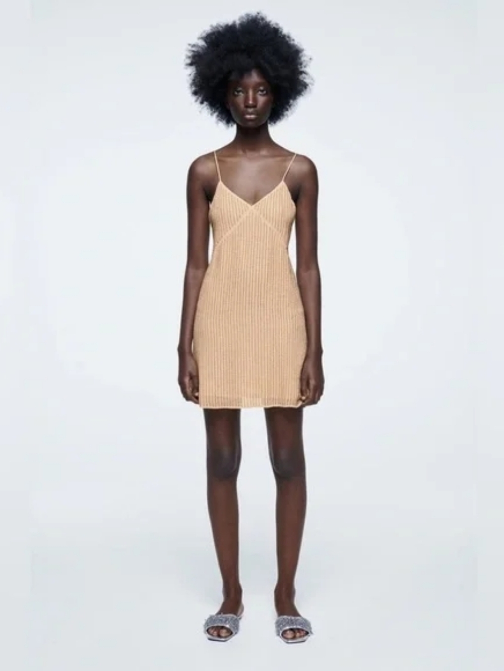 ZARA beaded mini dress